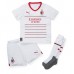 AC Milan Rafael Leao #17 Udebanesæt Børn 2022-23 Kortærmet (+ Korte bukser)